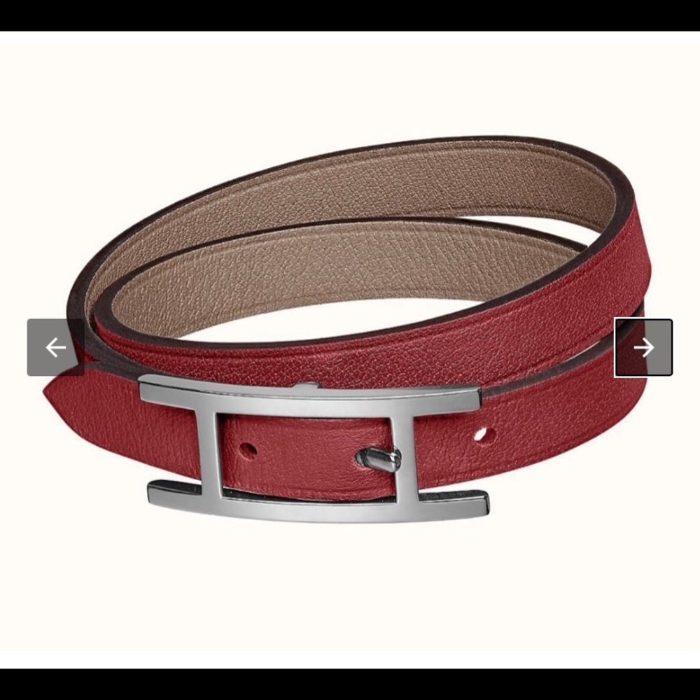 Hermes Behapi Double Tour Bracelet